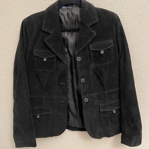 Relativity Black Velvet Jacket